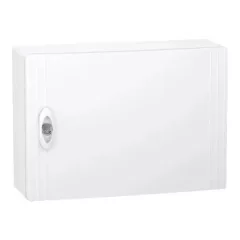   Schneider Electric PrismaSeT XS LVSXQ118 falon kívüli elosztó  - 18 modul - 1 sor, teli ajtóval IP40, PE+N sínnel - Méretek : 300x426x125mm - max 90A