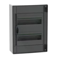   Schneider Electric PrismaSeT XS LVSXR213 falon kívüli elosztó  - 26 modul - 2 sor, füstszínű ajtóval IP40, PE+N sínnel - Méretek : 450x336x123mm - max 63A