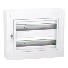   Schneider Electric PrismaSeT XS LVSXR224 falon kívüli elosztó  - 48 modul - 2 sor, átlátszó ajtóval IP40, PE+N sínnel - Méretek : 450x550x148mm - max 125A