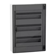   Schneider Electric PrismaSeT XS LVSXR318 falon kívüli elosztó  - 54 modul - 3 sor, füstszínű ajtóval IP40, PE+N sínnel - Méretek : 600x426x125mm - max 125A