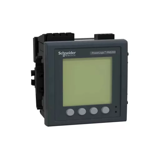 Schneider Electric METSEPM5330 PM5330 Teljesítménymérő, RS 485 (Modbus), memória, 2DI / 2DO / 2 Relé kimenet, riasztások, 100-415 V AC
