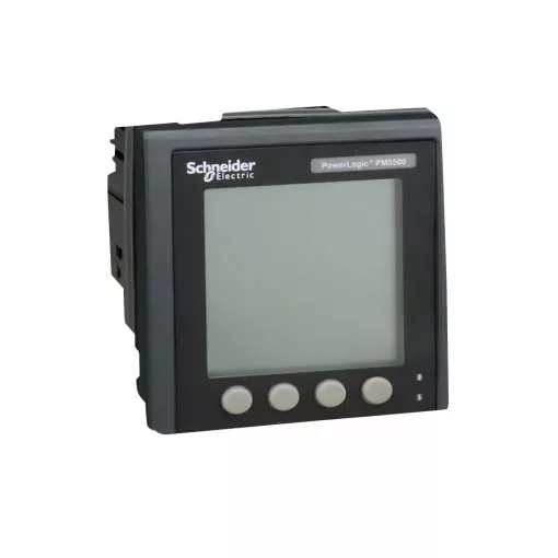 Schneider Electric METSEPM5560 PM5560 Teljesítménymérő, Modbus és Ethernet, memória, 4 DI / 2 DO, riasztások, 100-480 V AC
