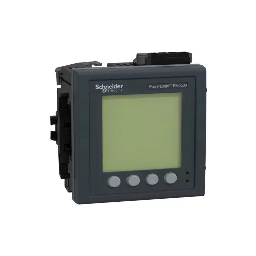 Schneider Electric METSEPM5580 PM5580, táblaműszer teljesítménymérő, WC+SS,DNP3.0, digitális I/O, analóg bemenet, 24VDC táp