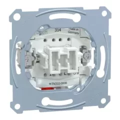   Schneider Electric Merten MTN3111-0000 egypólusú kapcsoló betét (101), burkolat és keret nélkül, rugós bekötés, süllyesztett 10A 250V