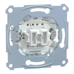   Schneider Electric Merten MTN3116-0000 váltókapcsoló betét (106), burkolat és keret nélkül, rugós bekötés, süllyesztett 10A 250V