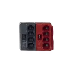   Schneider Electric MTN689701 Merten-KNX buszcsatoló sorkapocs, fekete/piros, 50 db/cs