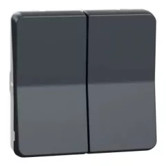   Schneider MUR35326 MUREVA Styl Kettős nyomó, antracitszürke