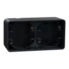   Schneider MUR37914 MUREVA Styl Kettes kiemelő doboz, vízszintes, antracitszürke