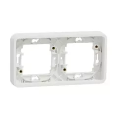  Schneider MUR39101 MUREVA Styl Kettes keret, vízszintes, polárfehér