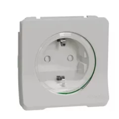   Schneider MUR39135 MUREVA Styl 2P+F csatlakozóaljzat, GYV, csapófedéllel, csavaros, polárfehér