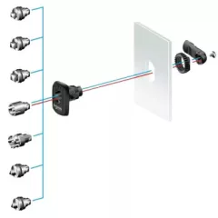  Schneider Electric NSYAEDLB3S3D S3D 3mm-es kéttollú zárbetét