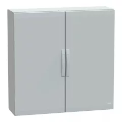   Schneider Electric NSYPLA10103G Thalassa PLA műanyag álló szekrény, teli ajtóval, 1000x1000x320, IP65, szerelőlap nélkül, 2 ajtós