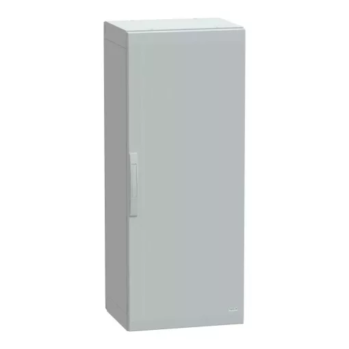 Schneider Electric NSYPLA1254G Thalassa PLA műanyag álló szekrény, teli ajtóval, 1250x500x420, IP65, szerelőlap nélkül, 1 ajtós