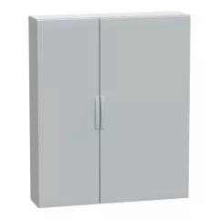   Schneider Electric NSYPLA15123G Thalassa PLA műanyag álló szekrény, teli ajtóval, 1500x1250x320, IP65, szerelőlap nélkül, 2 ajtós