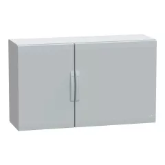   Schneider Electric NSYPLA7124G Thalassa PLA műanyag álló szekrény, teli ajtóval, 750x1250x420, IP65, szerelőlap nélkül, 2 ajtós