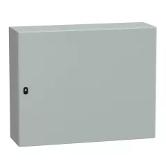   Schneider NSYS3D81030 Spacial S3D Falra szerelhető fém szekrény, Teli ajtóval, 800x1000x300, IP66, szerelőlap nélkül