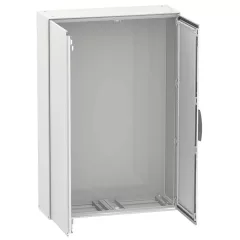   Schneider Electric Spacial SM NSYSM1212402DP Monoblokk fém szekrény, teli ajtóval, 1200x1200x400, IP55, szerelőlappal, oldallappal, nem sorolható, 2 ajtós, Spacial SM (Schneider NSYSM1212402DP)