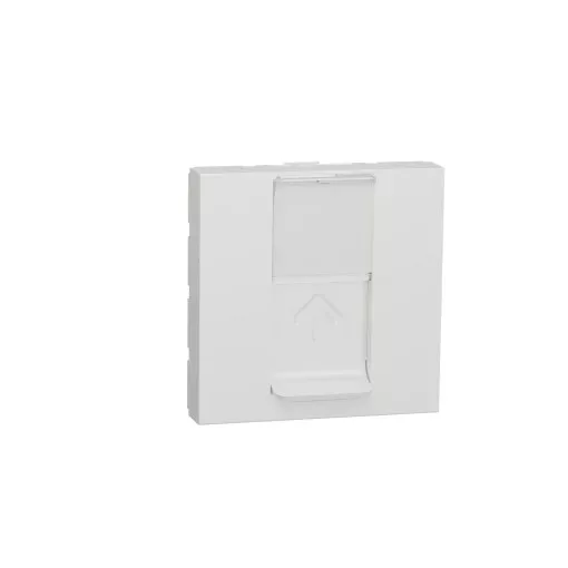 Schneider Electric NU341518 UNICA SYSTEM+ Infraplus 1xRJ45 csatlakozó, Cat6, UTP, fehér