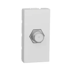  Schneider Electric NU346818 UNICA SYSTEM+ TV aljzat, F-csatlakozós, 1 modulos, fehér