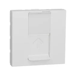   Schneider Electric NU946118 UNICA SYSTEM+ Adapter 1xRJ45 Keystone/Systimax betétekhez, fehér