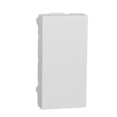   Schneider Electric NU986518 UNICA SYSTEM+ Vakfedél 1 modulos (22,5 mm), fehér