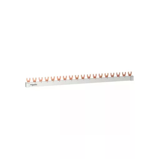Schneider Electric R9XFH118 RESI9 gyűjtősín 1P, 18 modul, 320 mm-es, 63A, darabolható