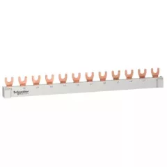   Schneider Electric R9XFH212 RESI9 gyűjtősín 2P, 12 modul, 210 mm-es, 63A, darabolható