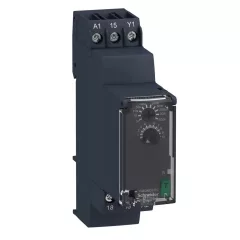   Schneider RE22R1AMR Zelio Time bekapcsolás késleltető időrelé, A-Aw, 1CO, 8A, 24-240VAC/DC