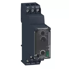   Schneider RE22R2CMR Zelio Time ejtéskésleltető időrelé, C, 1CO, 8A, 24-240VAC/DC
