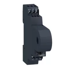   Schneider RM17JC00MW Zelio Control áramfigyelő relé, beépített áramváltóval 2…20A, 1CO, 5A, 24…240VAC/DC