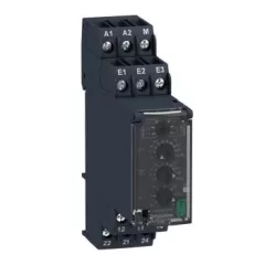   Schneider RM22JA31MR Zelio Control áramfigyelő relé, kikapcsolás késleltetővel, 2CO, 8A, 24…240VAC/DC, mérési tart.:4…1000mA