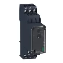   Schneider RM22TU23 Zelio Control háromfázisú fázis- és feszültségfigyelő relé, 2CO, 8A, 380…480VAC