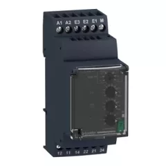   Schneider RM35JA32MR Zelio Control áramfigyelő relé, kikapcsolás késleltetővel, 2CO, 8A, 24…240VAC/DC, mérési tart.:1,5…15A