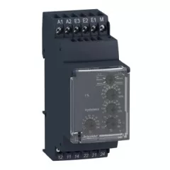   Schneider RM35JA32MW Zelio Control áramfigyelő relé, 2CO, 5A, 24…240VAC/DC, mérési tart.:0,15…15A