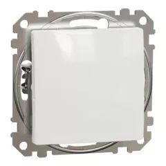   Schneider Electric SDD111101 egypólusú kapcsoló (101), fehér burkolattal, rugós bekötés, kerét nélkül, süllyesztett, 10A 250V IP20 (Sedna Design / Elements)