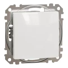   Schneider Electric SDD111107 keresztkapcsoló (107), fehér burkolattal, rugós bekötés, kerét nélkül, süllyesztett, 10A 250V IP20 (Sedna Design / Elements)