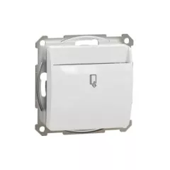   Schneider Electric SDD111121E kártyás kapcsoló 10 mp késleltetéssel, fehér burkolattal, csavaros bekötés, kerét nélkül, süllyesztett, 8A 250V IP20 (Sedna Design / Elements)