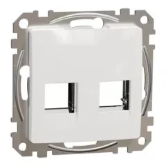   Schneider Electric SDD111442C Dupla adapter RDM betétekhez, fehér burkolattal, keret nélkül (Sedna Design / Elements)