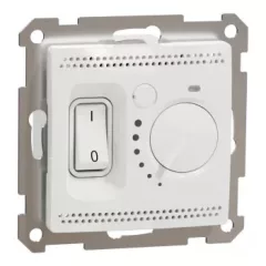   Schneider Electric SDD111506 Szobatermosztát, fehér burkolattal, keret nélkül, 16 A 230 V AC, csavaros bekötés (Sedna Design / Elements)