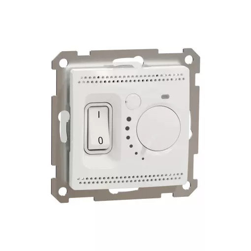 Schneider Electric SDD111507 Szobatermosztát padlófűtéshez, fehér burkolattal, keret nélkül, 16 A 230 V AC, csavaros bekötés (Sedna Design / Elements)