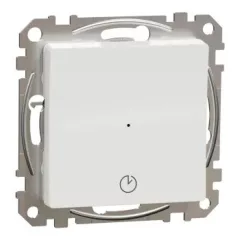   Schneider Electric SDD111508 időkapcsoló, fehér burkolattal, csavaros bekötés, kerét nélkül, süllyesztett, 10A 250V IP20 (Sedna Design / Elements)