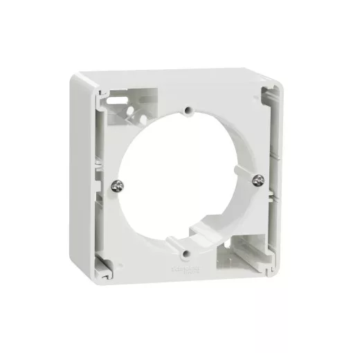Schneider Electric SDD111901 1-es fehér sorolható (vízszintes és függőleges elhelyezéssel) kiemelő keret, IP20 szerelvényekhez (Sedna Design)