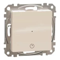   Schneider Electric SDD112508 időkapcsoló, bézs burkolattal, csavaros bekötés, kerét nélkül, süllyesztett, 10A 250V IP20 (Sedna Design / Elements)