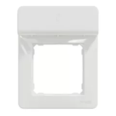   Schneider Electric SDD311809 1-es fehér keret, mobiltartóval, IP20 és IP44 szerelvényekhez (Sedna Design)