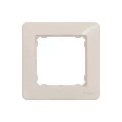   Schneider Electric SDD312801 1-es bézs keret, IP20 és IP44 szerelvényekhez (Sedna Design)
