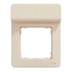   Schneider Electric SDD312809 1-es bézs keret, mobiltartóval, IP20 és IP44 szerelvényekhez (Sedna Design)