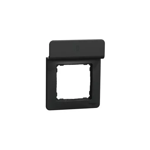 Schneider Electric SDD314809 1-es antracit keret, mobiltartóval, IP20 és IP44 szerelvényekhez (Sedna Design)