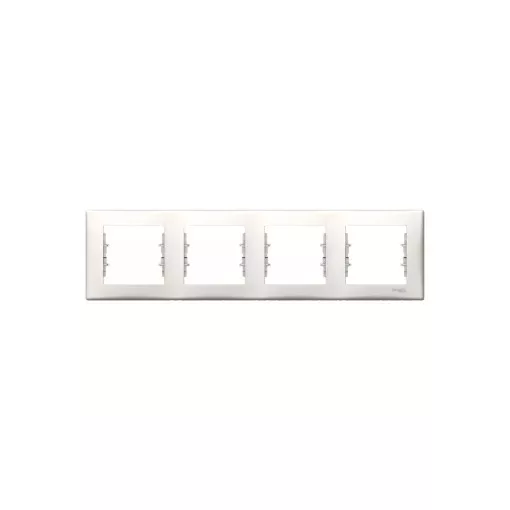 Schneider Electric Sedna SDN5800723 4-es krém keret vízszintes elhelyezésse ( SDN5800723 ).