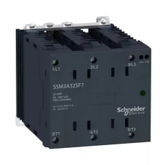   Schneider SSM3A325BD SSM szilárdtestrelé, 3f, nullfesz kapcs, 3NO, 48-600VAC, 25A, 24VDC