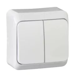   Schneider Electric Prima WDE001050 csillárkapcsoló (105), fehér, komplett szerelvény, falon kívüli 10A 250 ( WDE001050 ).